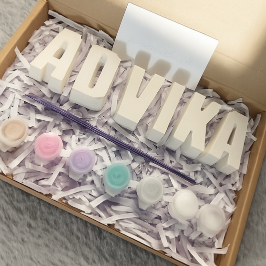 Personalized Name Painting Craft Kit: ~6 LETERS